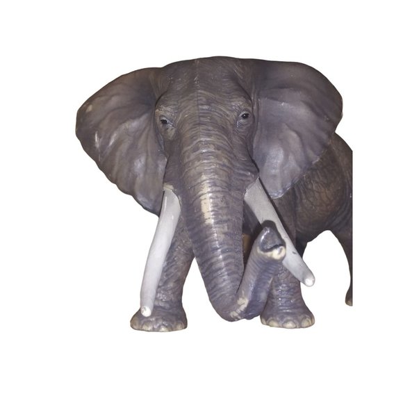 Schleich African Elephant Wildlife Figurine Collectible Gray Elephant Toy - Picture 8 of 12